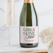 Girls Gone Mild Pajama Spa Bachelorette Weekend Sparkling Wijnetiket