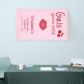 Girls Gone Mild Pink and Cherry Red Bachelorette   Spandoek (Beurs)