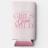Girls Gone Mild Pink Bachelorette Seltzer Blikjeskoeler (Achterkant)