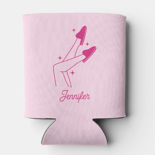 Girls Gone Mild Pink Spa vrijgezellenweekend Blikjeskoeler (Achterkant)