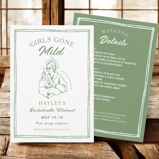 Girls Gone Mild Spa vrijgezellenfeest reisschema Kaart