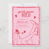 Girls Gone Mild Verjaardagsfeestje Kaart (Voorkant)