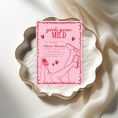 Girls Gone Mild Wavy Scribble Vrijgezellenfeest Kaart