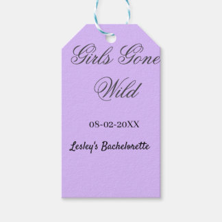 Girls Gone wild Bachelorette party name date bride Cadeaulabel