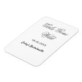 Girls Gone wild Bachelorette party name date bride Magneet (Linkerzijde)