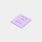 Girls Gone wild Bachelorette party name date bride Post-it® Notes (Schuin)