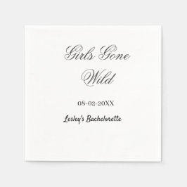 Girls Gone wild Bachelorette party name date bride Servet