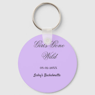 Girls Gone wild Bachelorette party name date bride Sleutelhanger