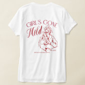 Girls Gone Wild Bachelorette Shirt – Custom Bride (Laag Achter)