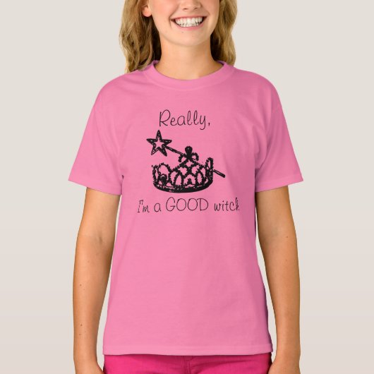Girls Good Witch T-Shirt (Voorkant)