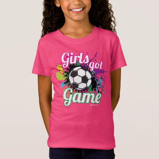 GIRLS GOT GAME SOCCER T-SHIRT (Voorkant)