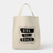 Girls Got Goals Motivational Tote Bag (Achterkant)