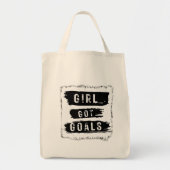 Girls Got Goals Motivational Tote Bag (Voorkant)