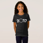Girl's Great American Total Eclipse 2017 T-Shirt (Voorkant volledig)