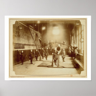 Girl's Gymnasium bij de Doaf and Dumb Institution Poster