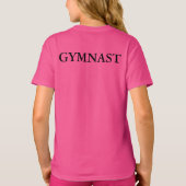 Girls Gymnast Heart T-shirt (Achterkant)