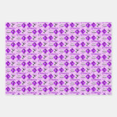 Girls Gymnastics Athletics Theme Cute Girly Inpakpapier Vel (Voorkant 3)