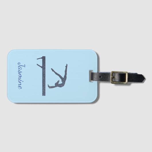 Girls Gymnastics Bagagelabel (Voorkant (horizontaal))