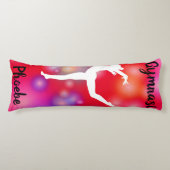 Girls Gymnastics Bubble Fun Lichaamskussen (Voorkant)