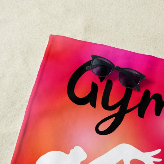 Girls Gymnastics Bubble Fun Strandlaken (In situ)