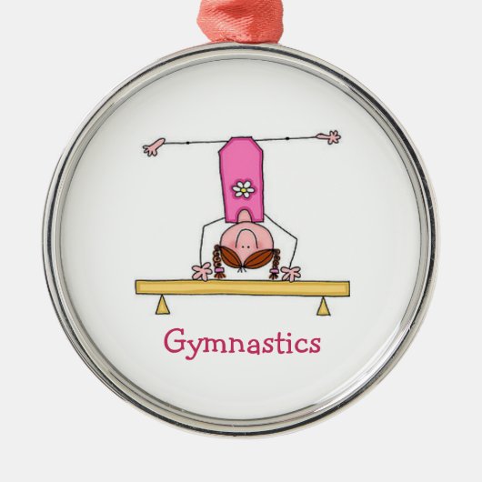 Girls Gymnastics Ornament (Voorkant)