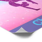 Girls Gymnastics Pastel Poster (Hoek)