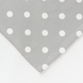 Girls Gymnastics Polka Dot Fleece Deken (Hoek)
