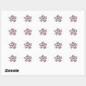 Girls Gymnastics Stickers (Vel)