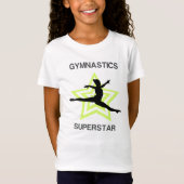 Girls Gymnastics Superstar Leap T-Shirt (Voorkant)