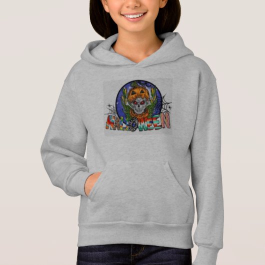 Girls' halloween pullover hoodie (Voorkant)