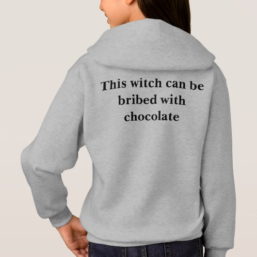 Girls' halloween pullover hoodie (Achterkant)