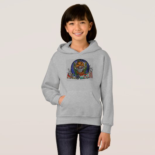 Girls' halloween pullover hoodie (Voorkant volledig)
