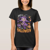 Girls Halloween  T-shirt (Voorkant)