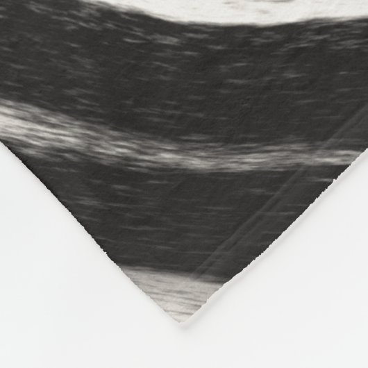 Girls Handstand Zebra Print Faux Fur Fleece Deken (Hoek)