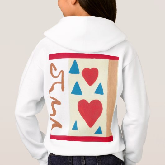 Girls' Hanes ComfortBlend Hoodie (Achterkant)