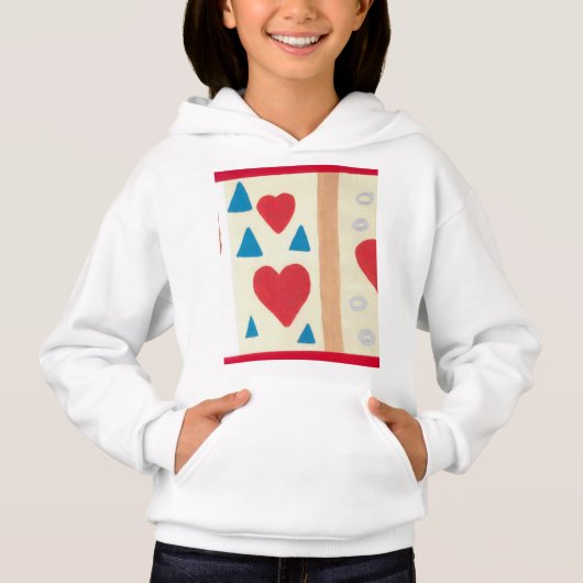 Girls' Hanes ComfortBlend Hoodie (Voorkant)