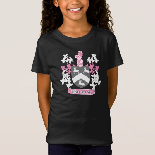 Girls Harmon Family Crest T-shirt (Voorkant)