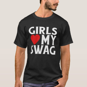 Girls Heart My Swag T-shirt