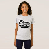 Girls Heather Jumping Dolphin T-Shirt (Voorkant volledig)