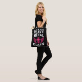 Girls Heavy Metal Queen Rock en Roll Tote Bag (Op model)