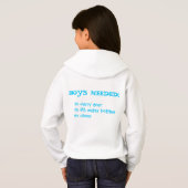 Girls Hockey Hoodie (Achterkant volledig)