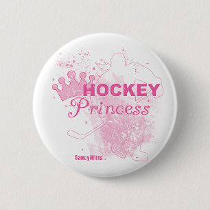 Girls Hockey Prinses Ronde Button 5,7 Cm