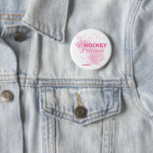 Girls Hockey Prinses Ronde Button 5,7 Cm (In situ)