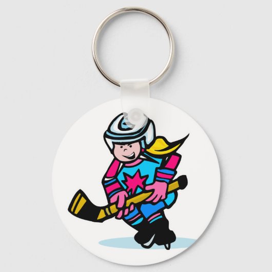 Girls Hockey Sleutelhanger (Voorkant)
