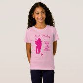 Girls Hockey T-shirt (Voorkant volledig)