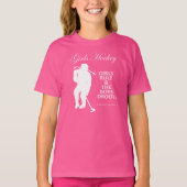 Girls Hockey T-shirt (Voorkant)