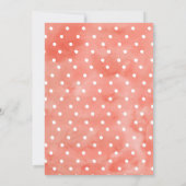 Girls Horse Birthday Party Invitation Kaart (Achterkant)