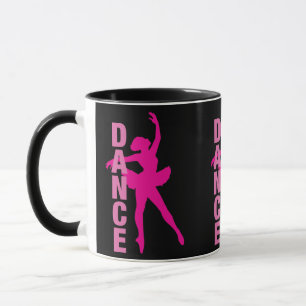 Girls Hot Pink Ballerina Dance Mok