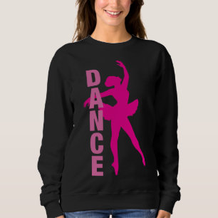 Girls Hot Pink Ballerina Dance Trui