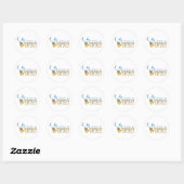 GIRLS HUNT DEER RONDE STICKER (Vel)